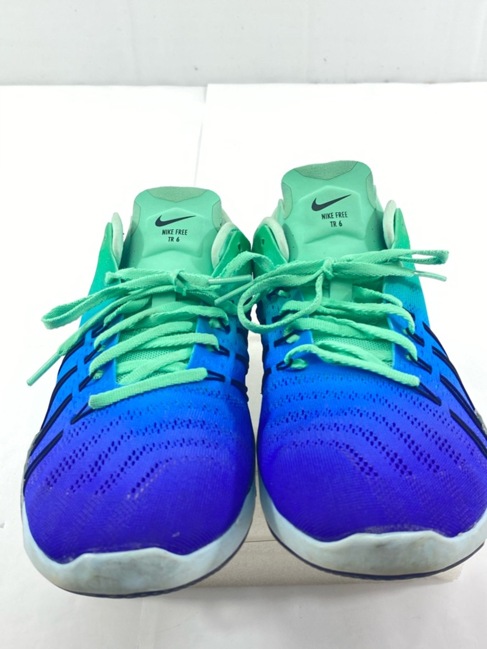 Nike Free TR 6 Spectrum Running Trainers 849804-300 Teal / Blue Women’s Size:7.5 - Picture 3 of 16